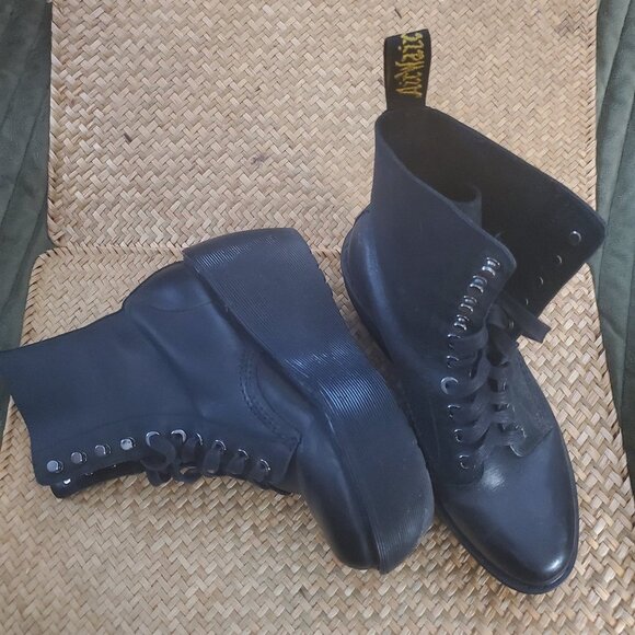 Dr Martens JAMILA - RARE Wedge Platform Combat Boot - Picture 3 of 11